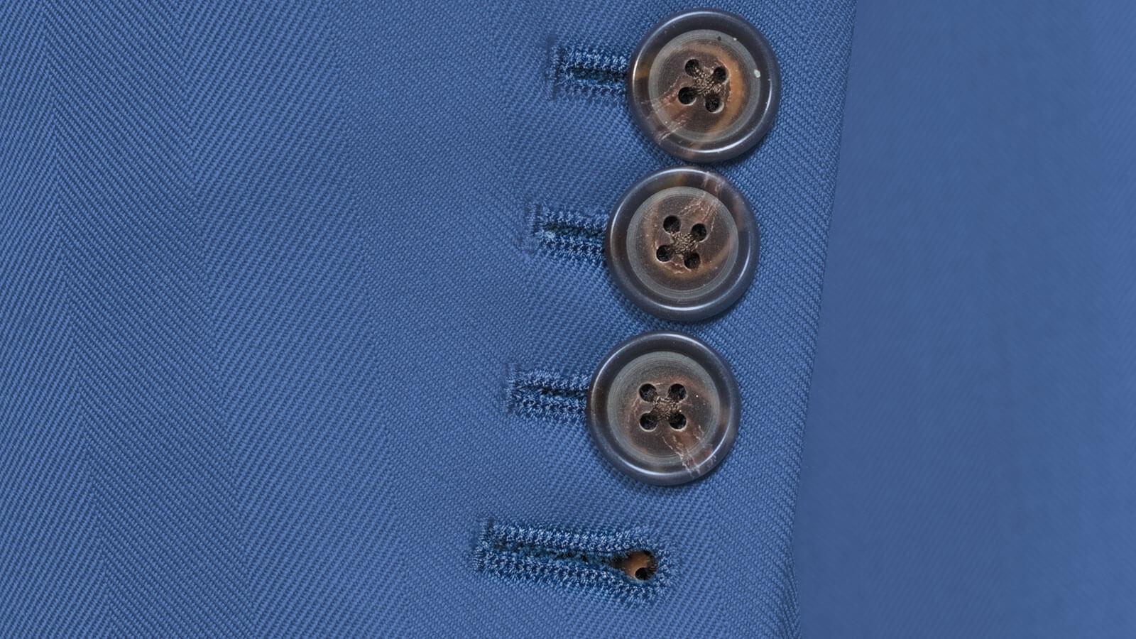 Sartorial Intense Blue Herringbone 160s Suit - slider image 2