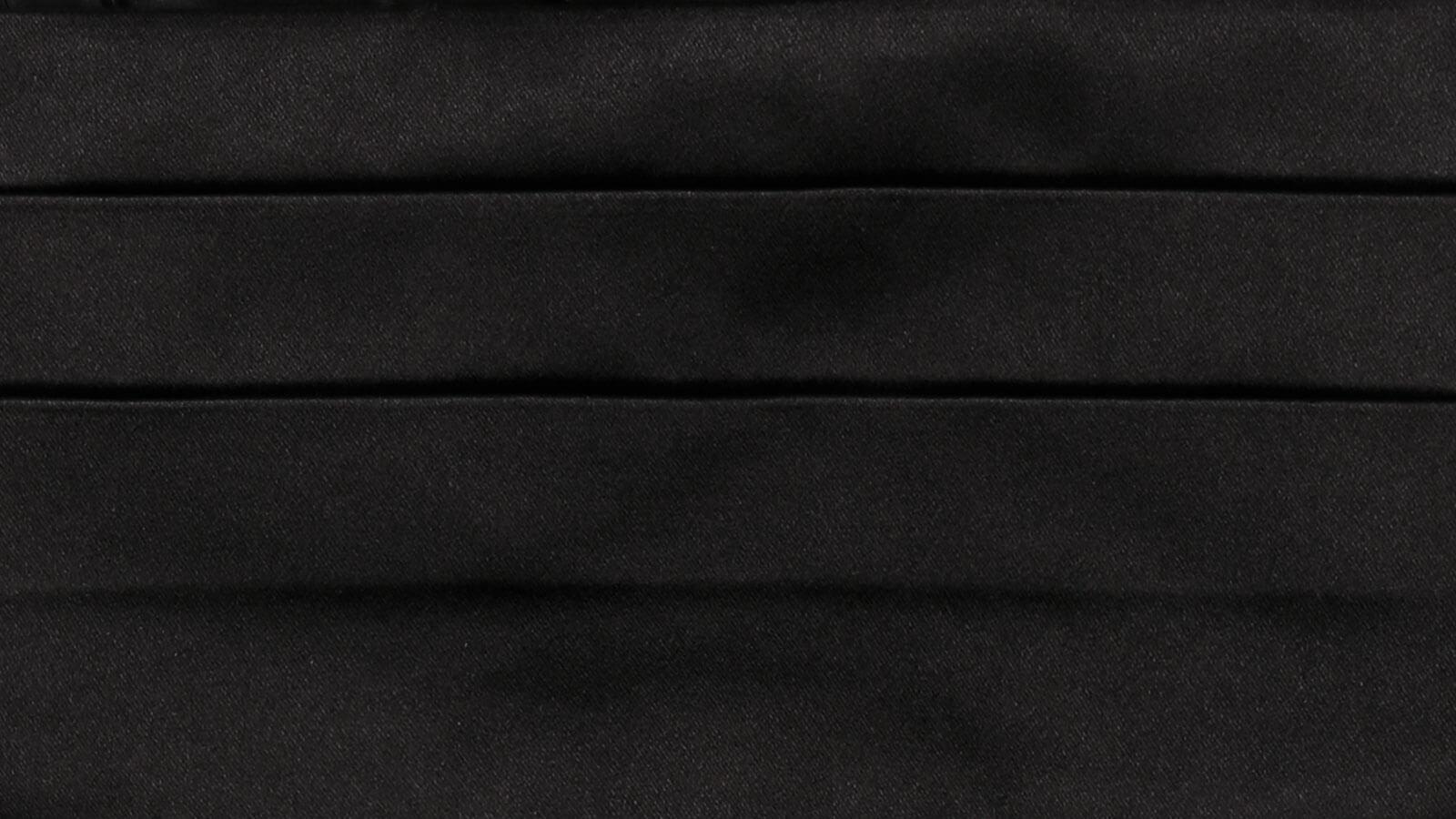 Black Satin Cummerbund - slider image 1