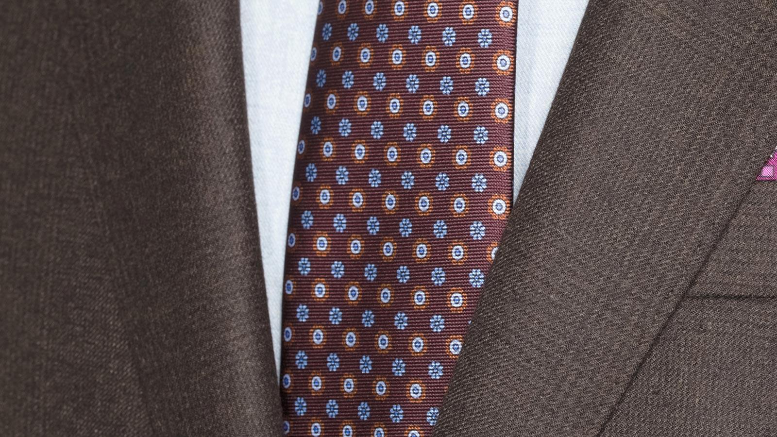 Chocolate Brown Plaid Suit - slider image 1