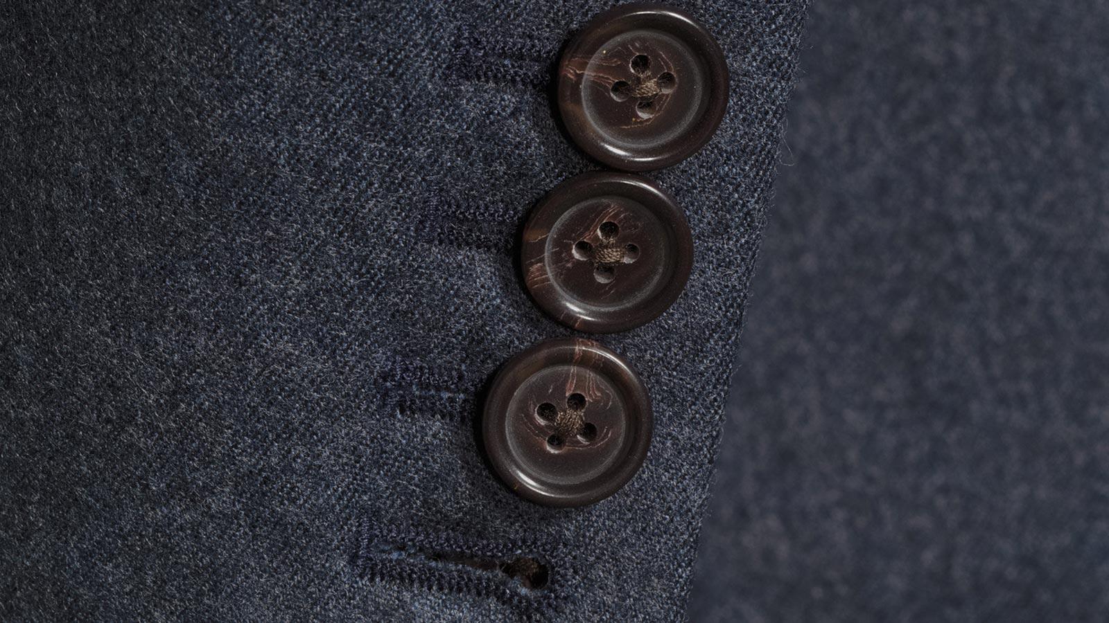 Pastel Blue Wool Flannel Suit - slider image 2