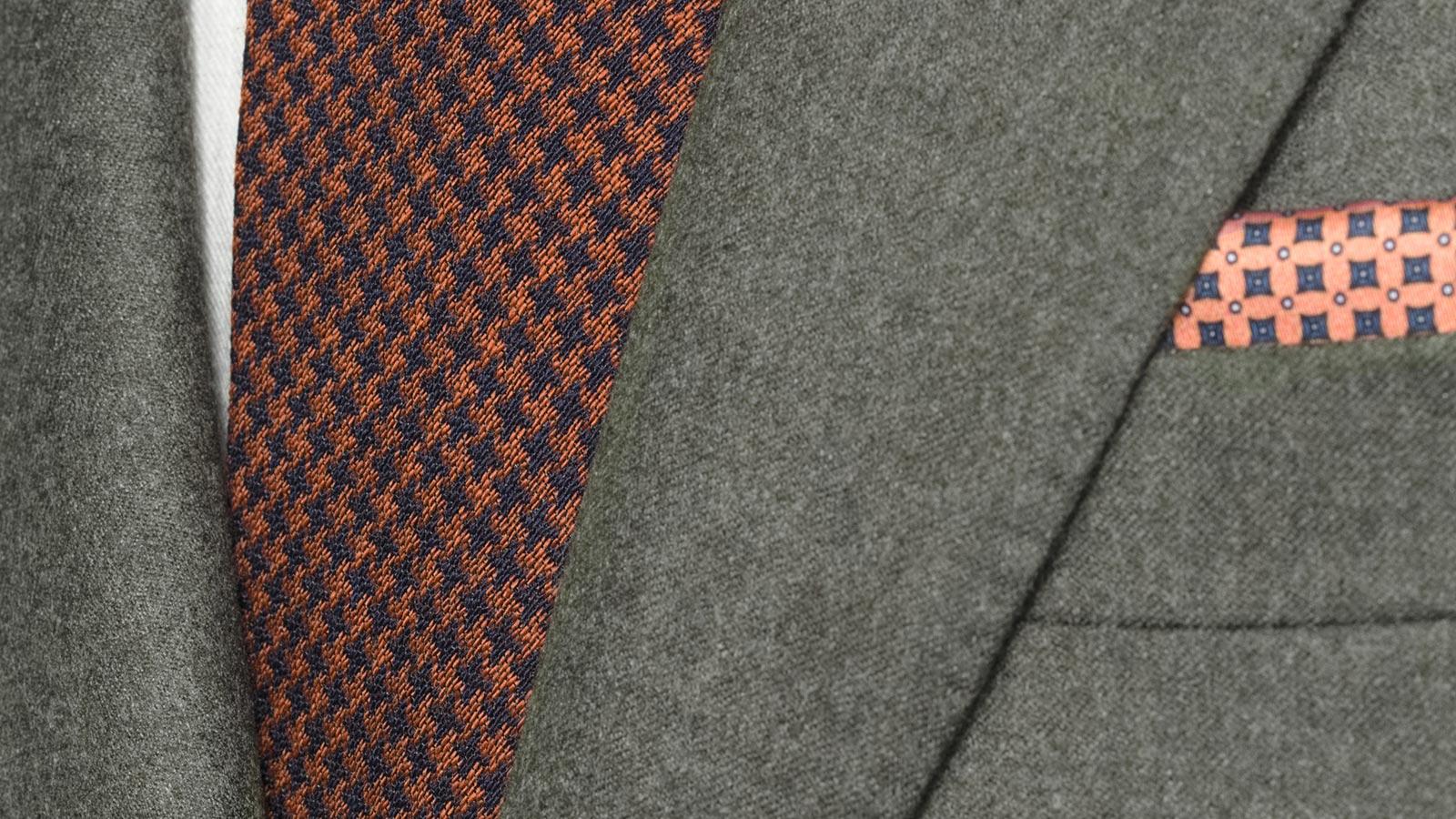 Forest Green Wool Flannel Suit - slider image 1