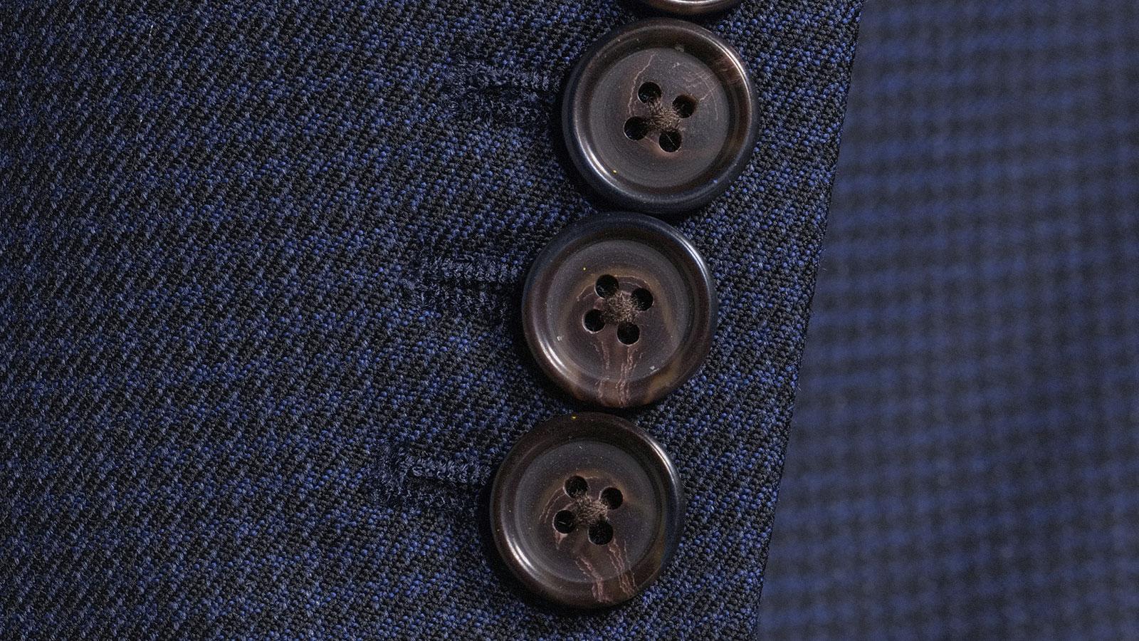 Navy Houndstooth Blazer - slider image 2