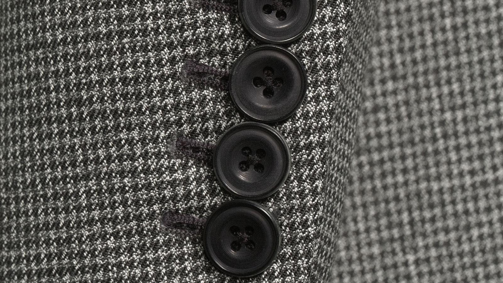Dark Grey Houndstooth Blazer - slider image 2