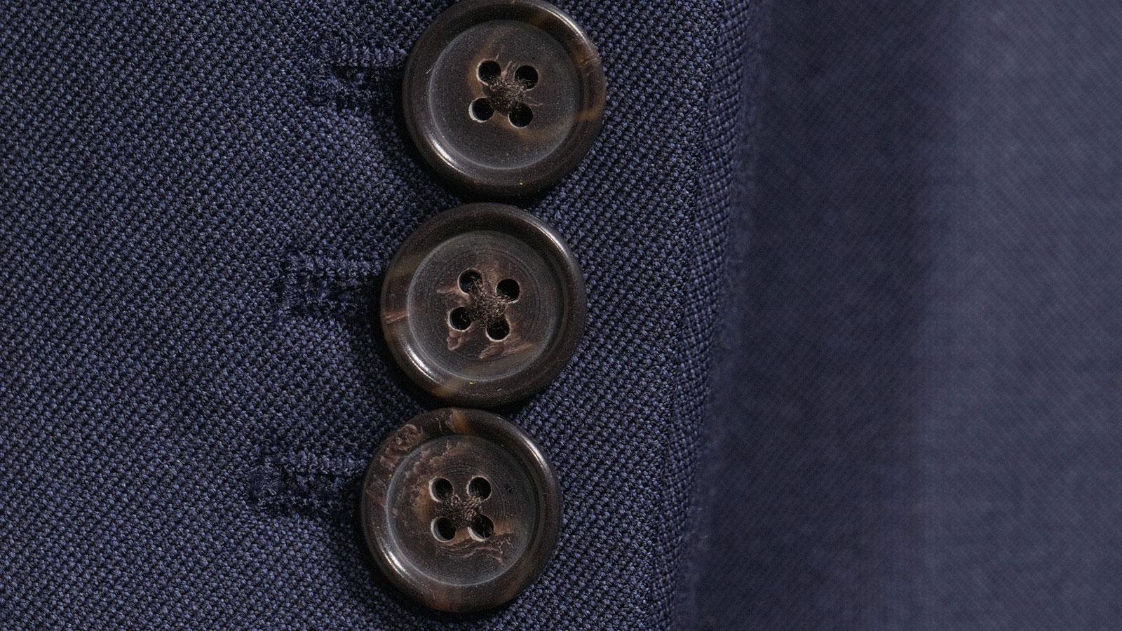 Navy Pick & Pick Natural Bi-Stretch Suit - slider image 2