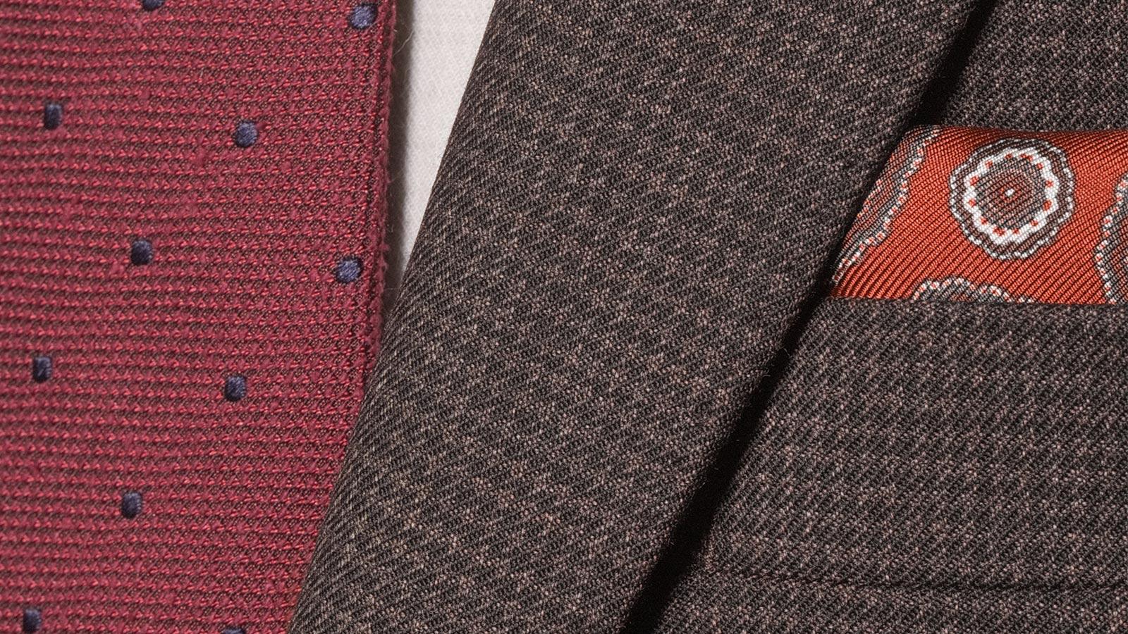 Dark Brown Houndstooth Suit - slider image 2