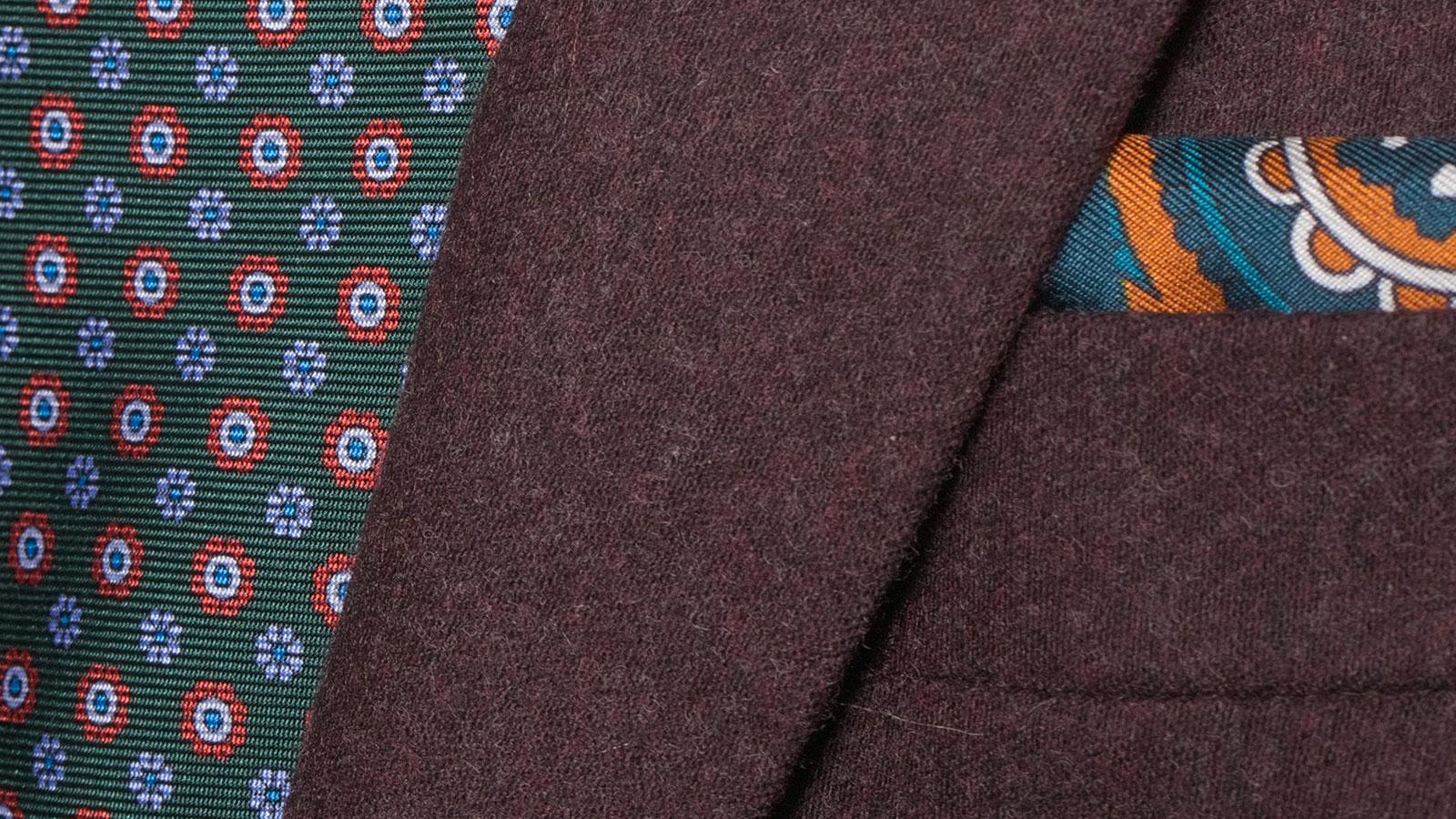 Deep Burgundy Flannel Suit - slider image 2