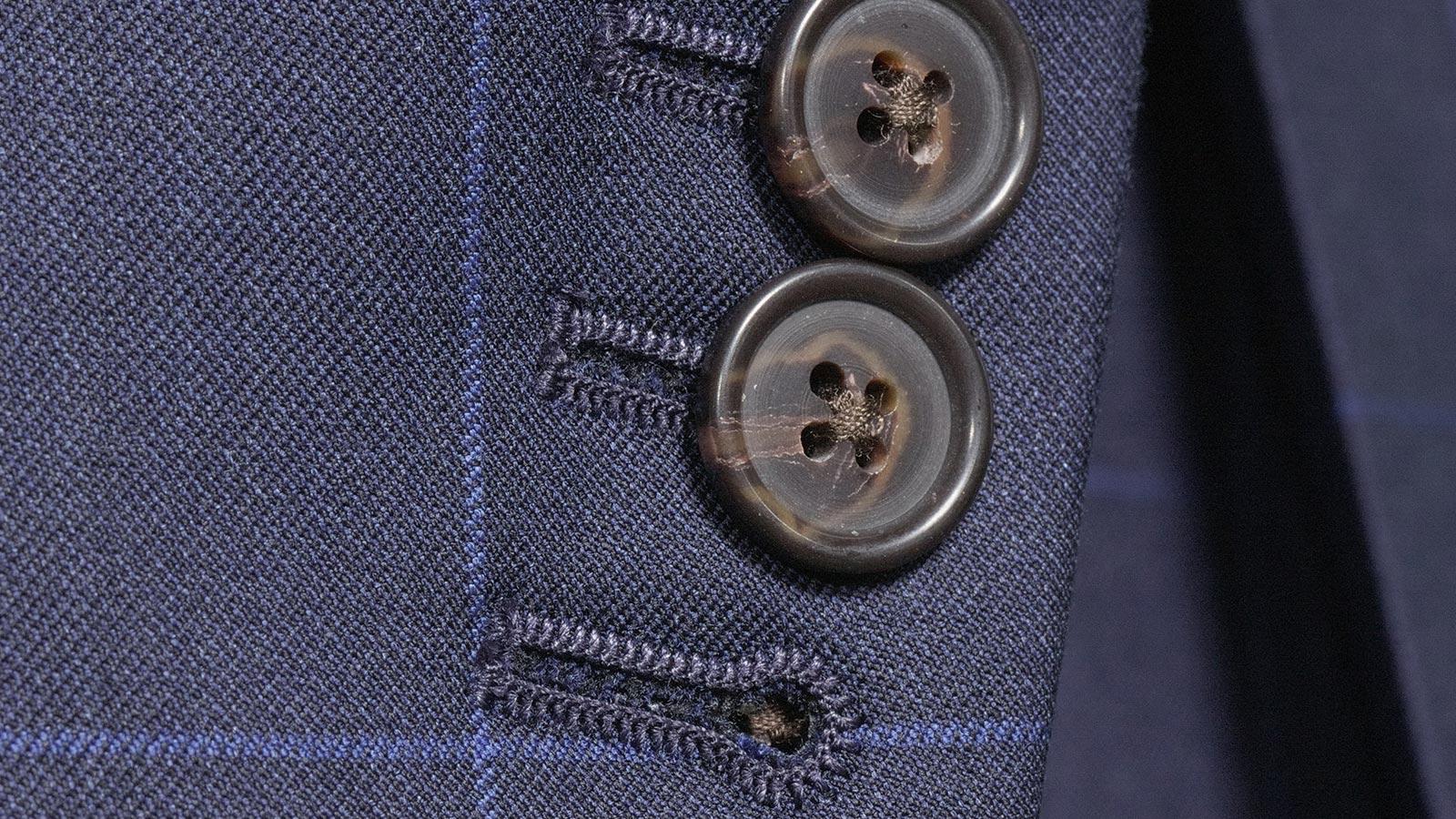 Vendetta Premium Dark Blue Windowpane Suit - slider image 2