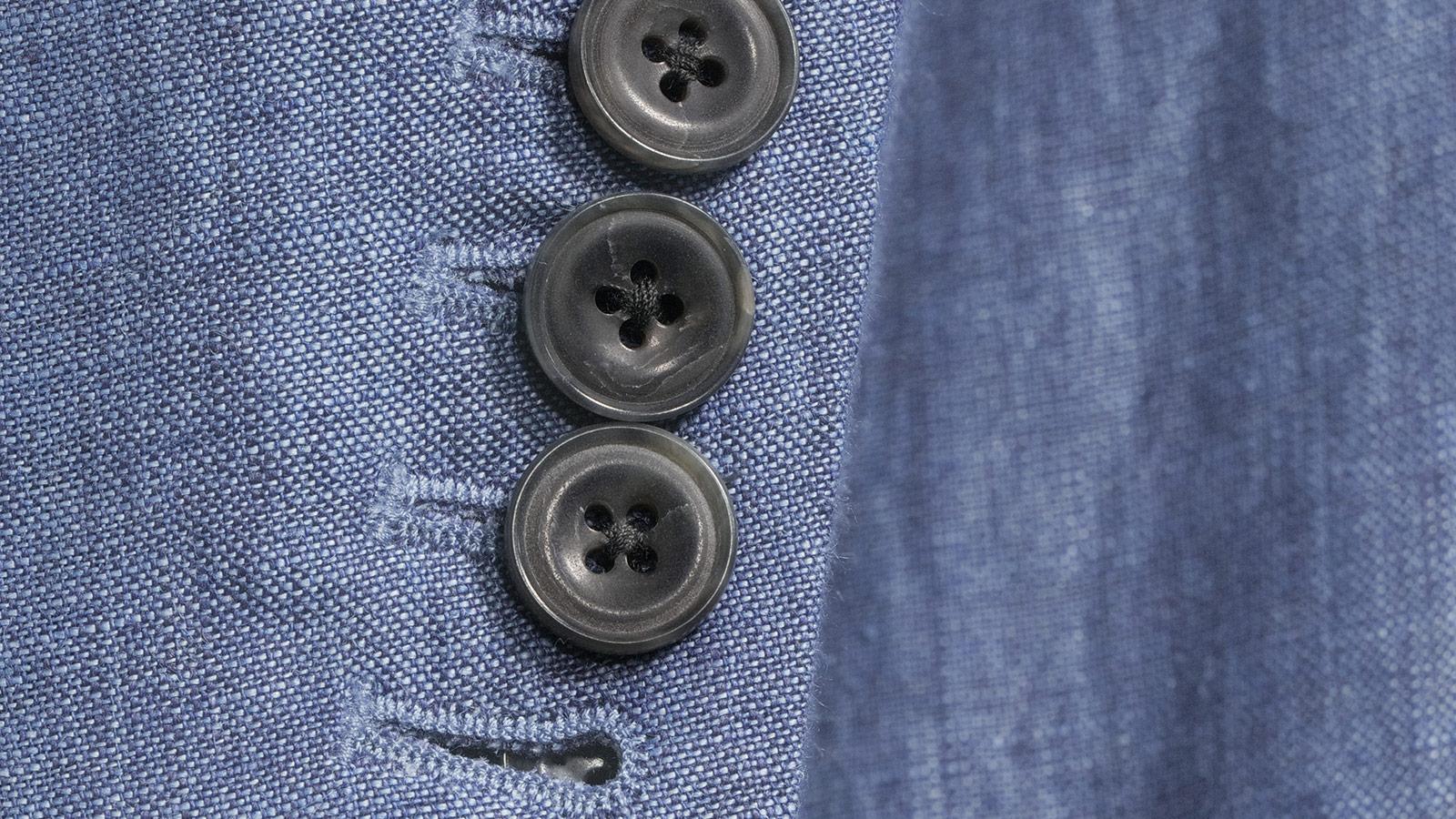 Sky Blue Linen Suit - slider image 2