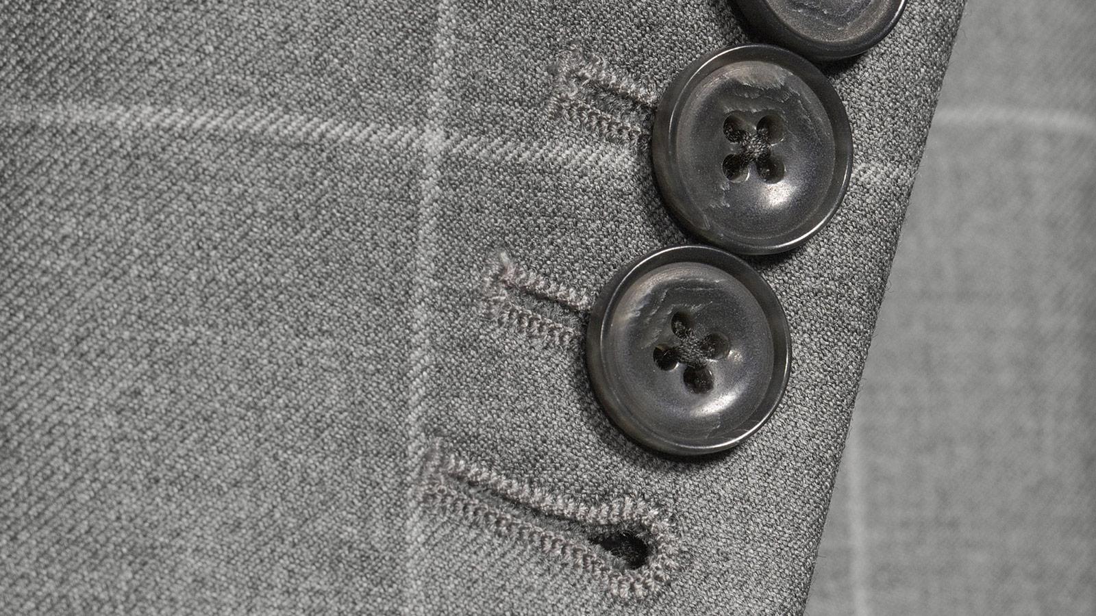 Grey Windowpane Suit - slider image 2