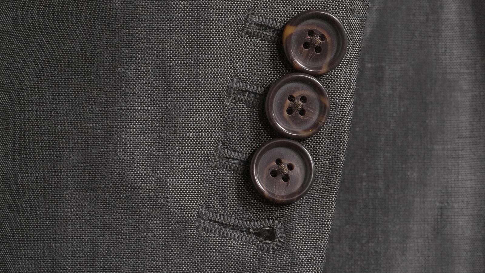 Dark Grey Wool & Linen Suit - slider image 2