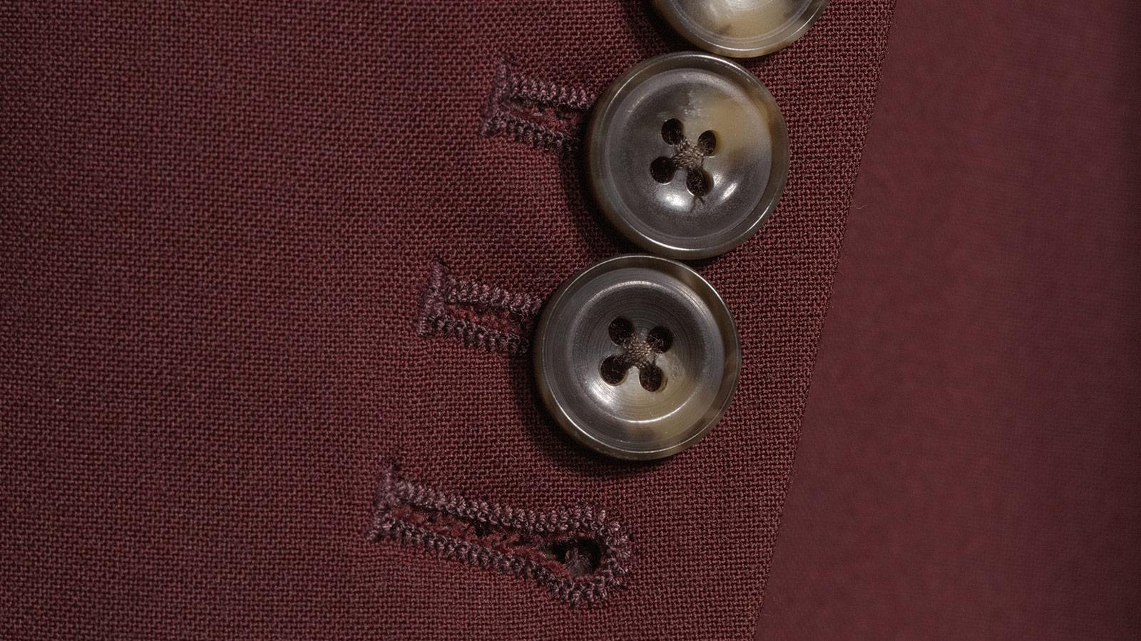 Wine Red Natural Bi-Stretch Suit - slider image 2