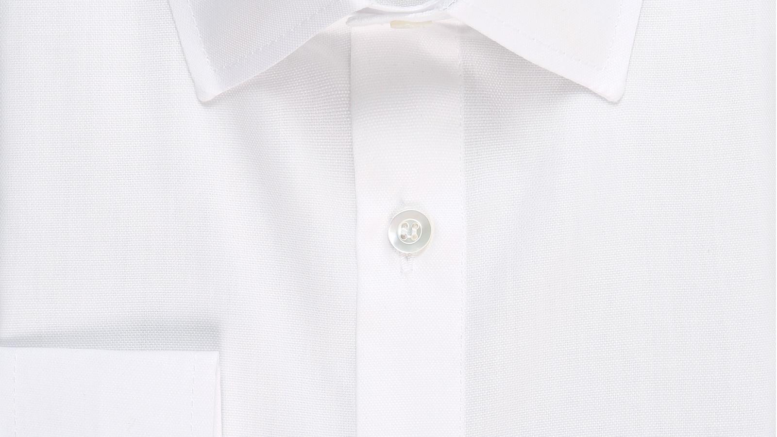 White Pinpoint Shirt - slider image 2