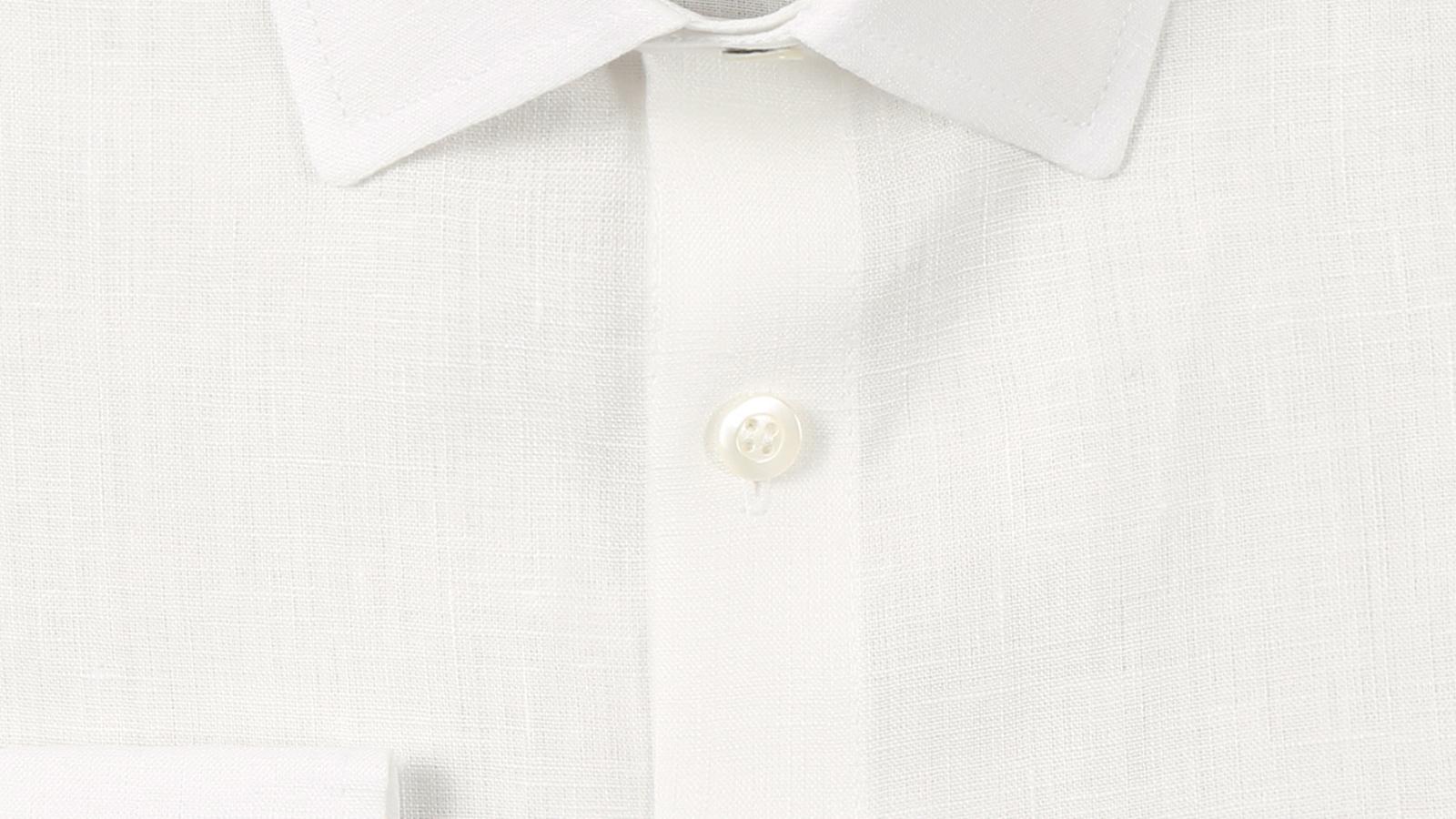 Ivory Linen Shirt - slider image 2