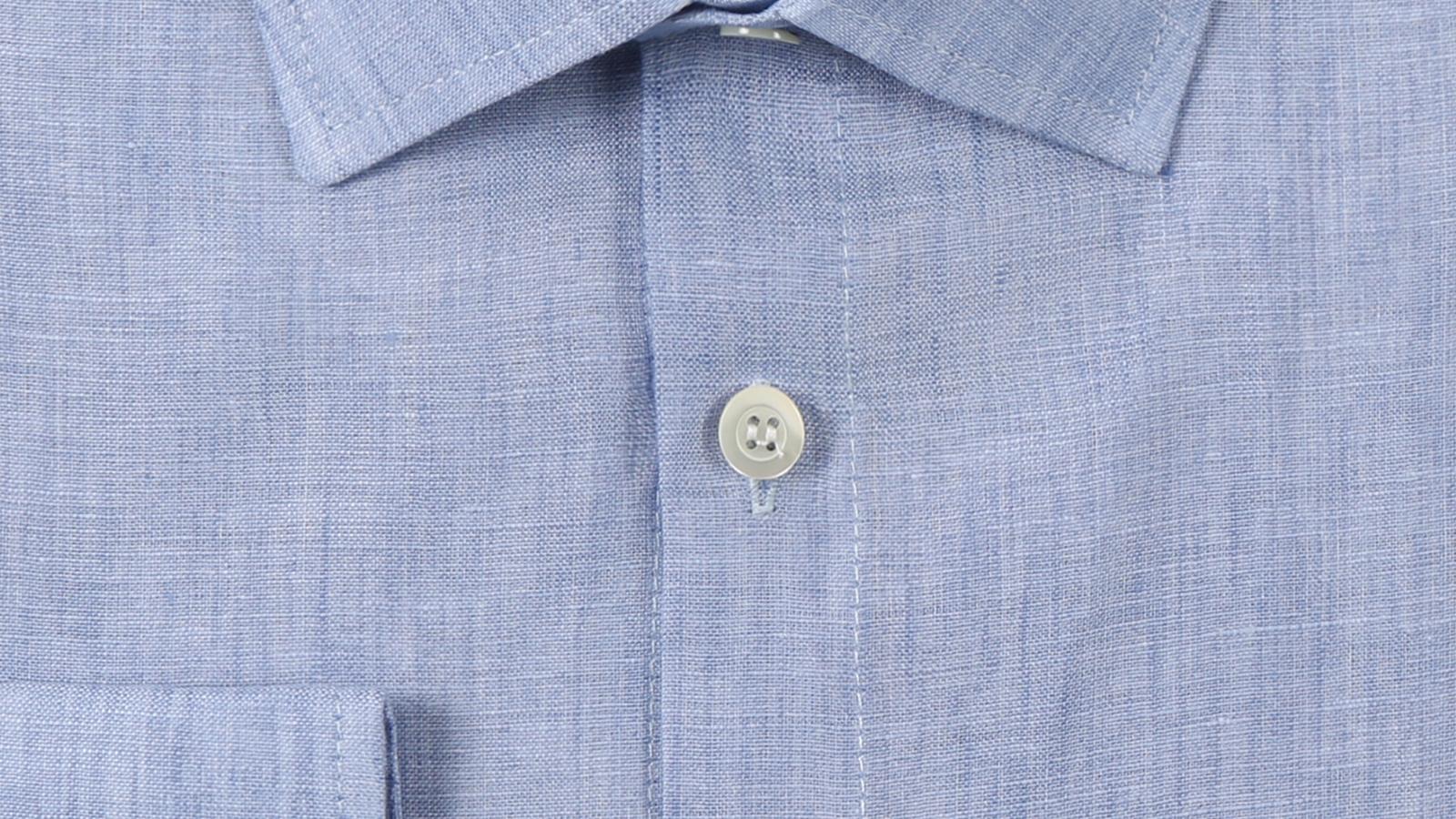 Blue Linen Shirt - slider image 2
