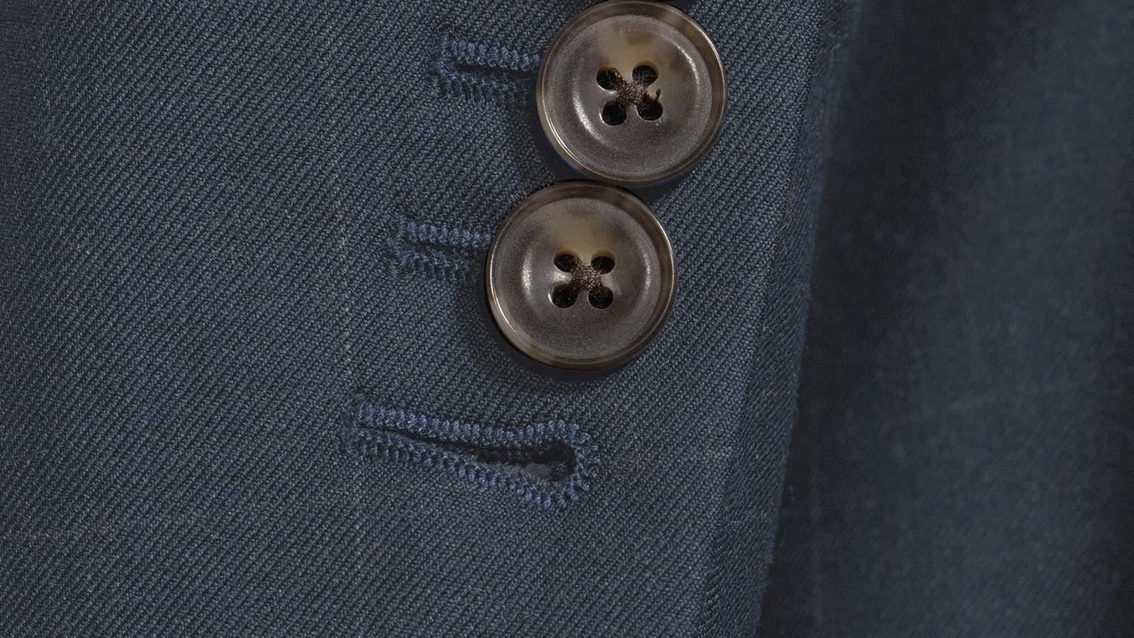 Teal Blue Windowpane Suit - slider image 2