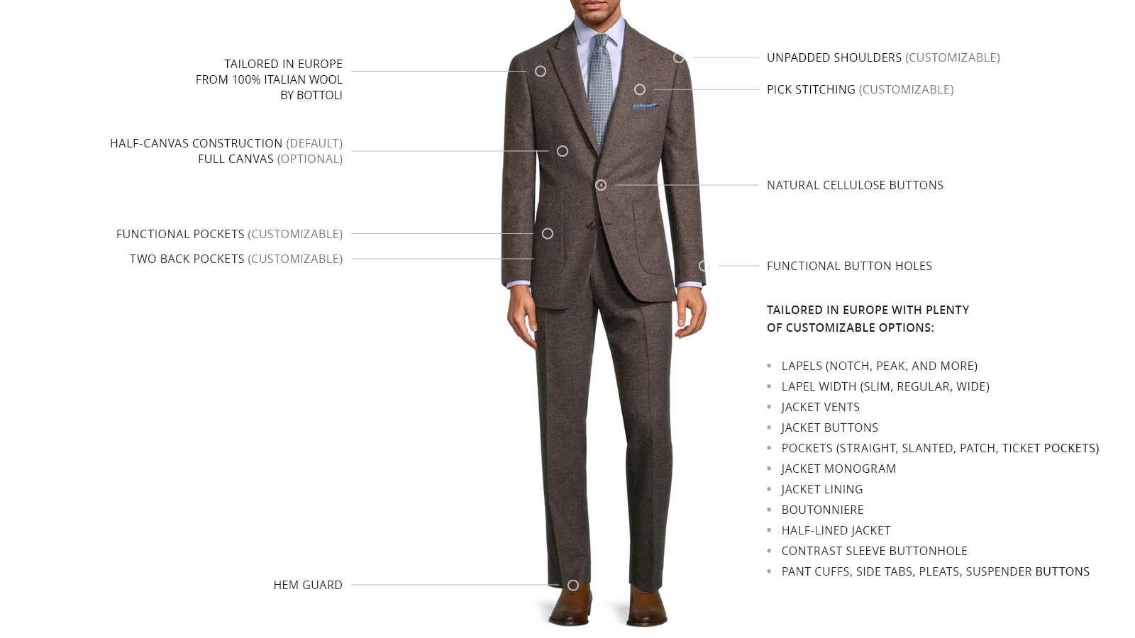 Brown Donegal Tweed Suit - slider image 3