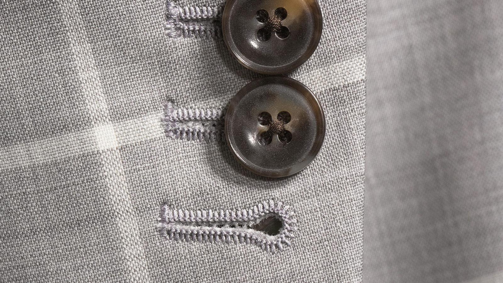 Light Grey Windowpane Suit - slider image 2