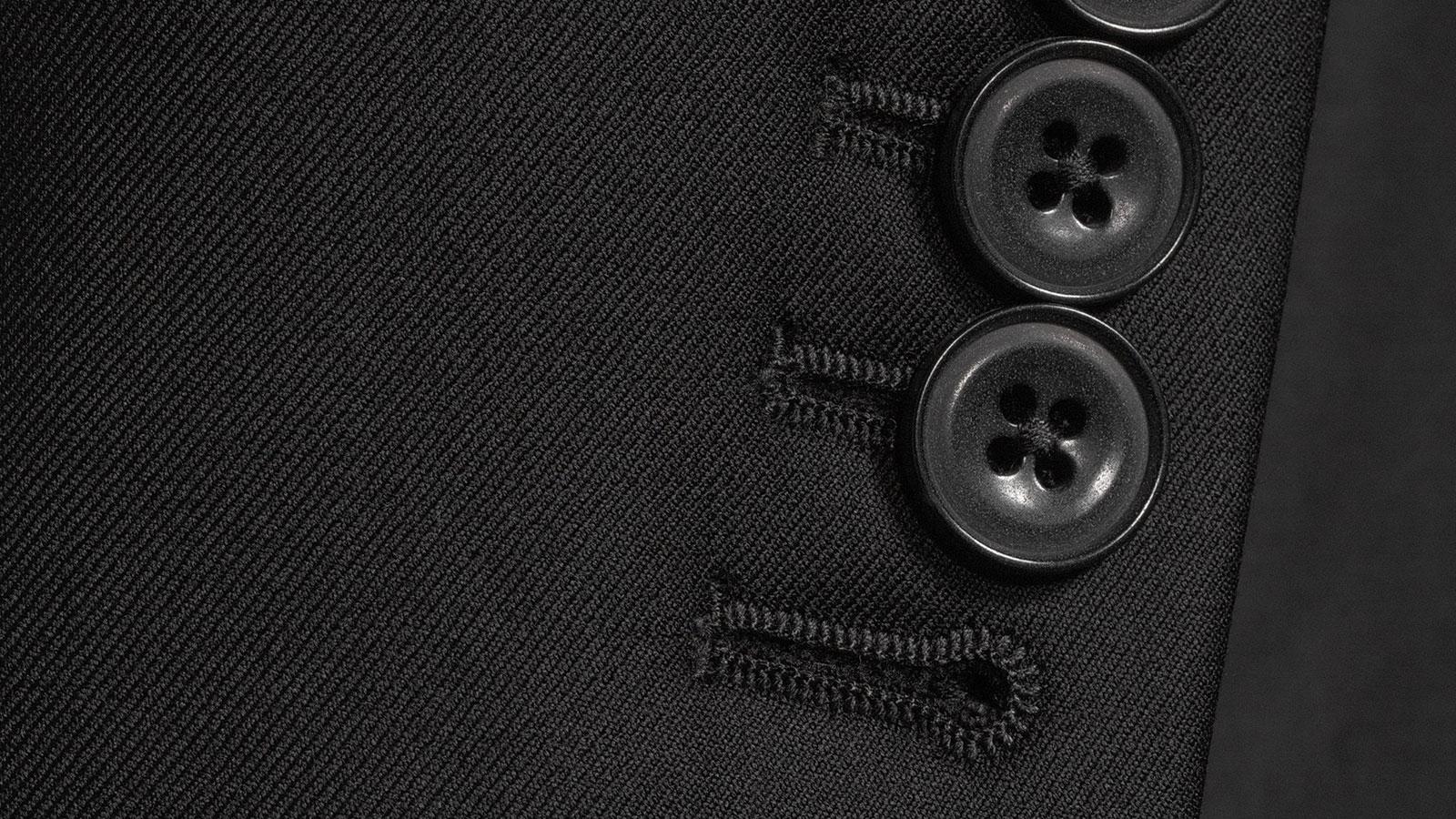 Solid Black 150s Australis Suit - slider image 2