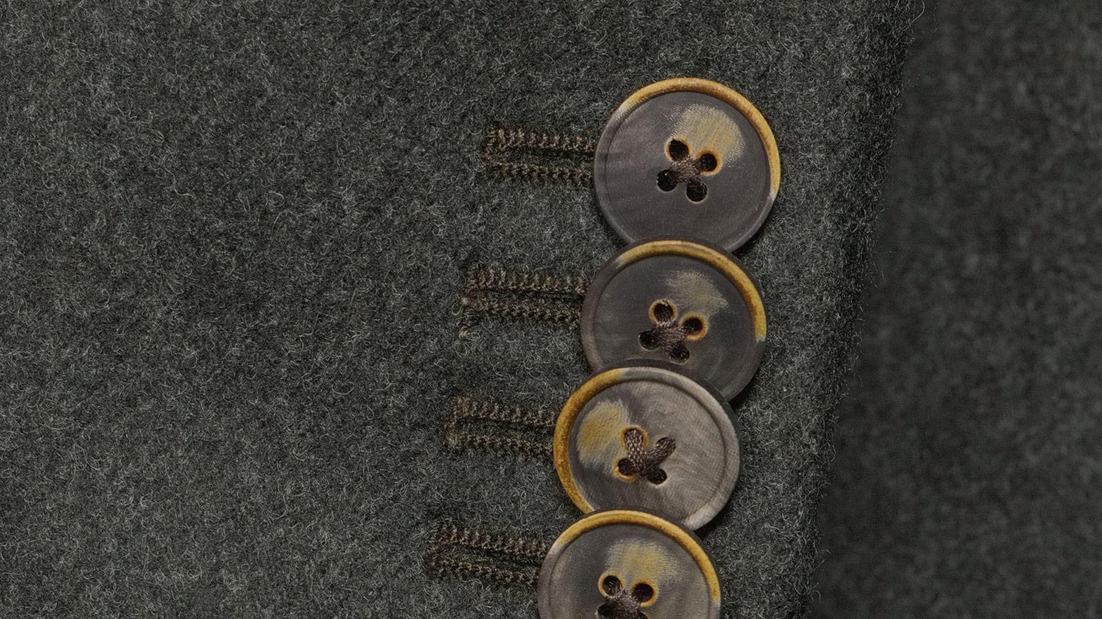 Dark Green Wool Coat - slider image 2