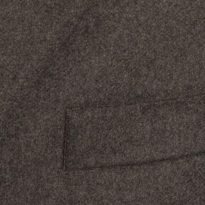 Natural Brown Wool Coat - thumbnail image 1