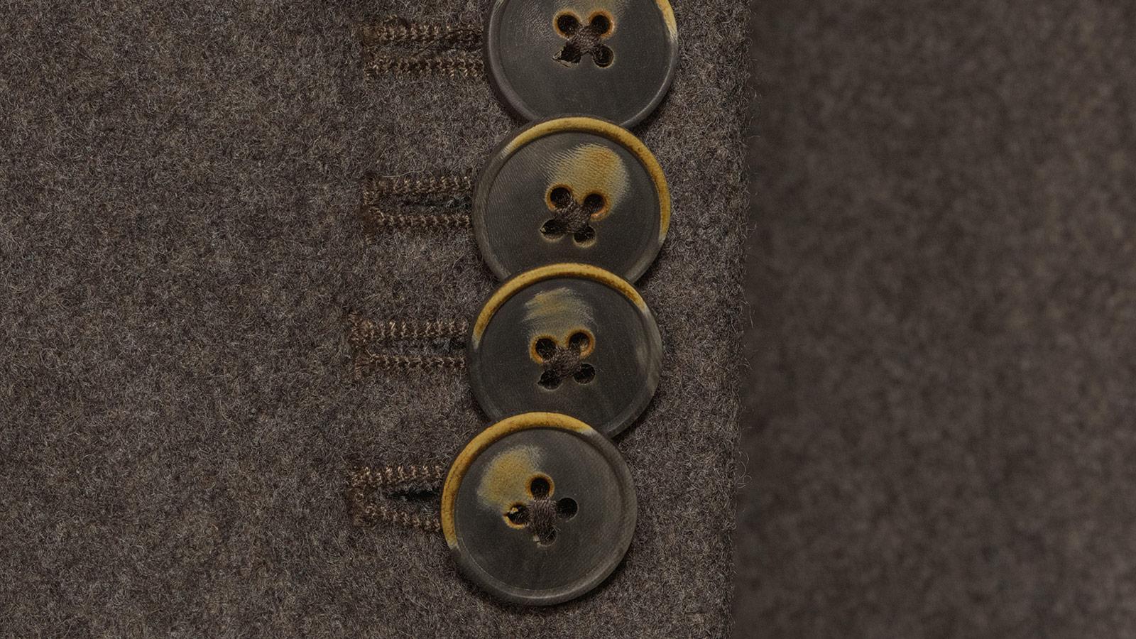 Natural Brown Wool Coat - slider image 2