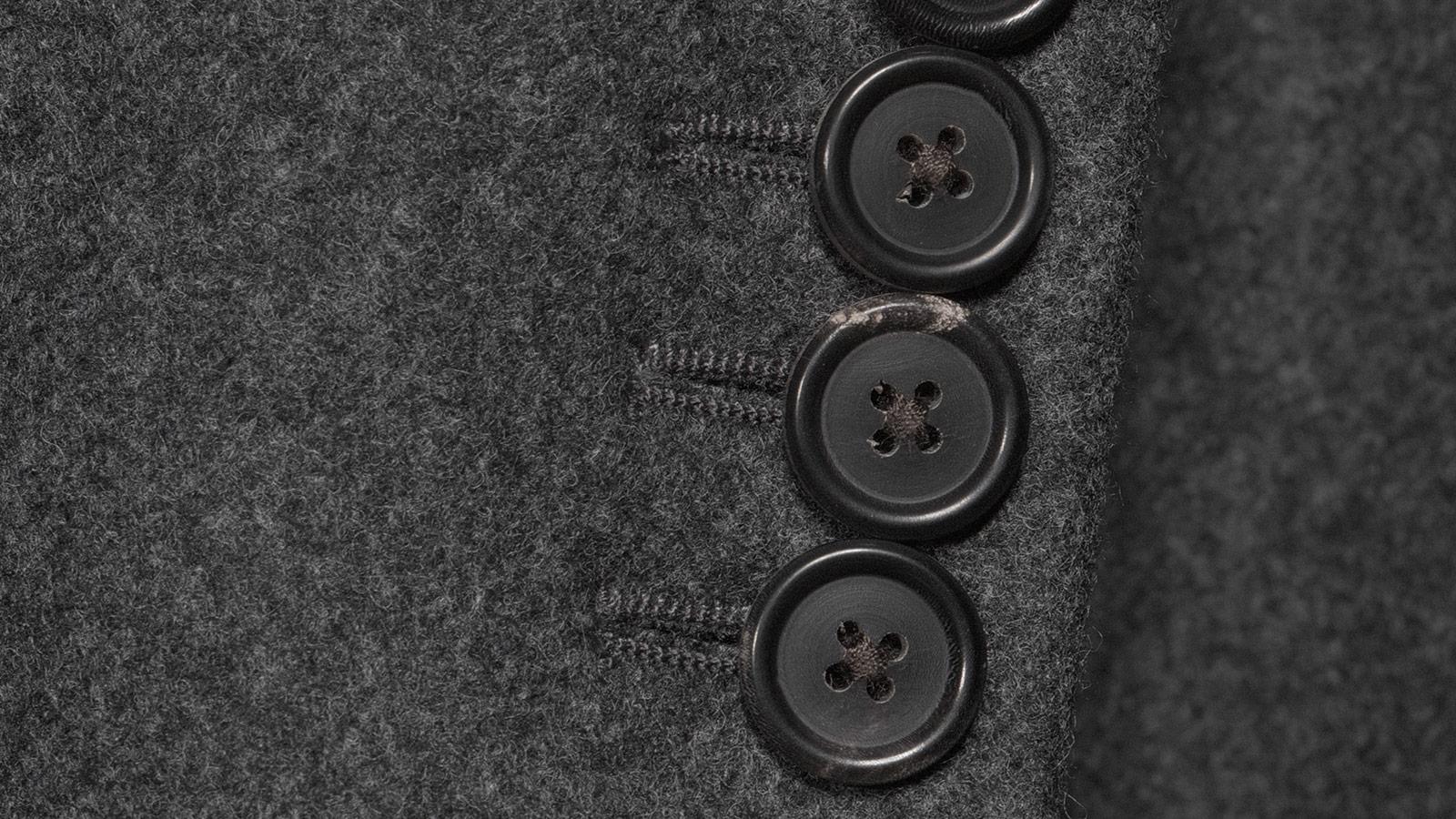 Charcoal Wool Coat - slider image 2