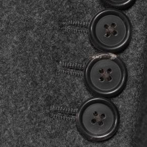 Charcoal Wool Coat - thumbnail image 2