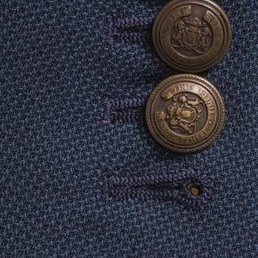 Teal Blue Hopsack Blazer - thumbnail image 2
