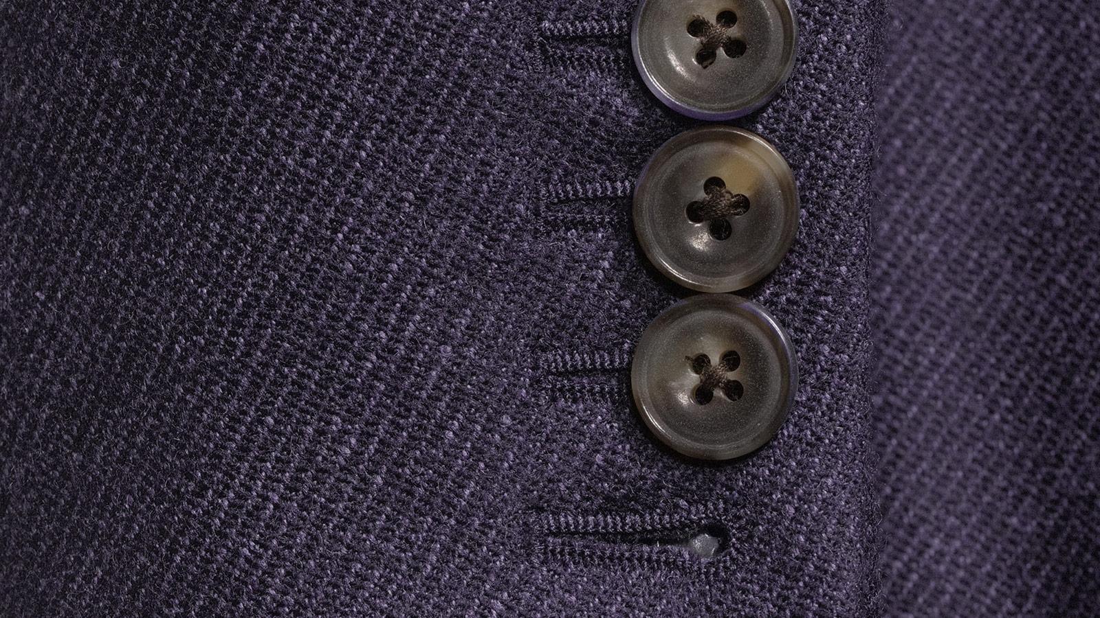 Plum Twill Blazer - slider image 2