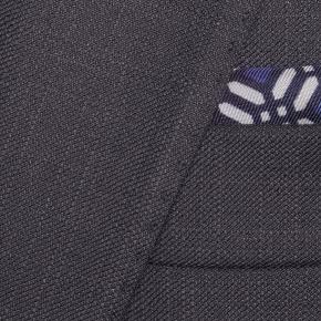 Steel Grey Wool Silk & Cashmere Sharkskin Suit - thumbnail image 1