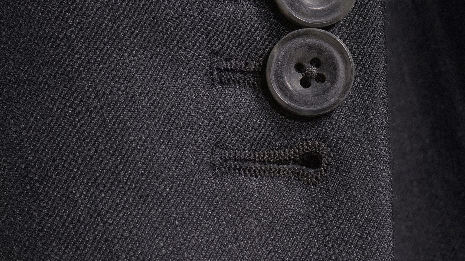Steel Grey Wool Silk & Cashmere Sharkskin Suit - slider image 2