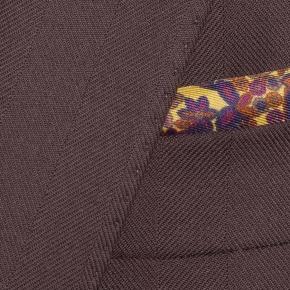 Brown Herringbone Suit - thumbnail image 1