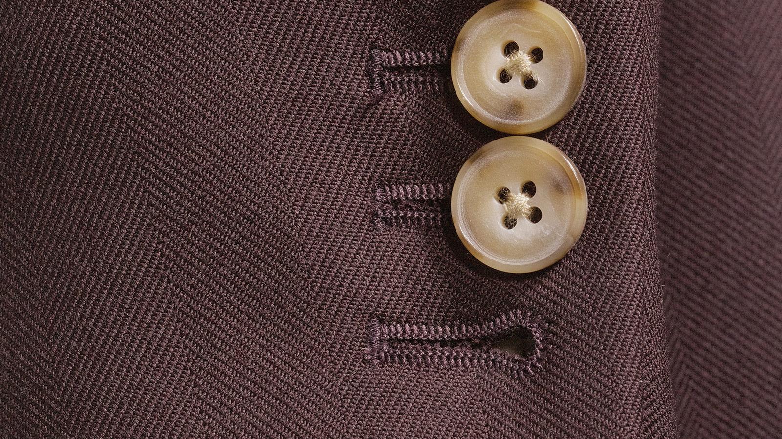 Brown Herringbone Suit - slider image 2