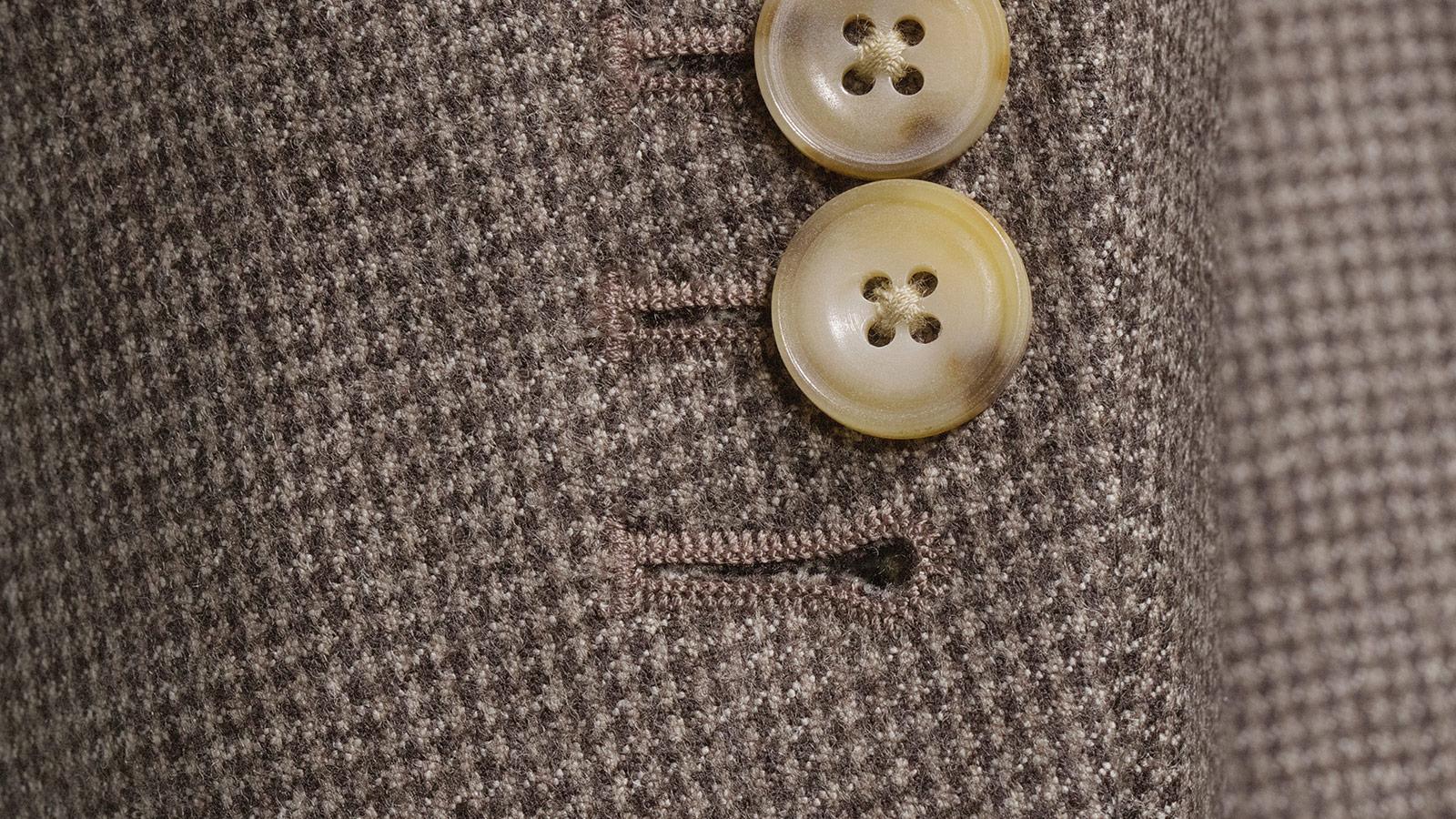 Light Brown Houndstooth Flannel Suit - slider image 2