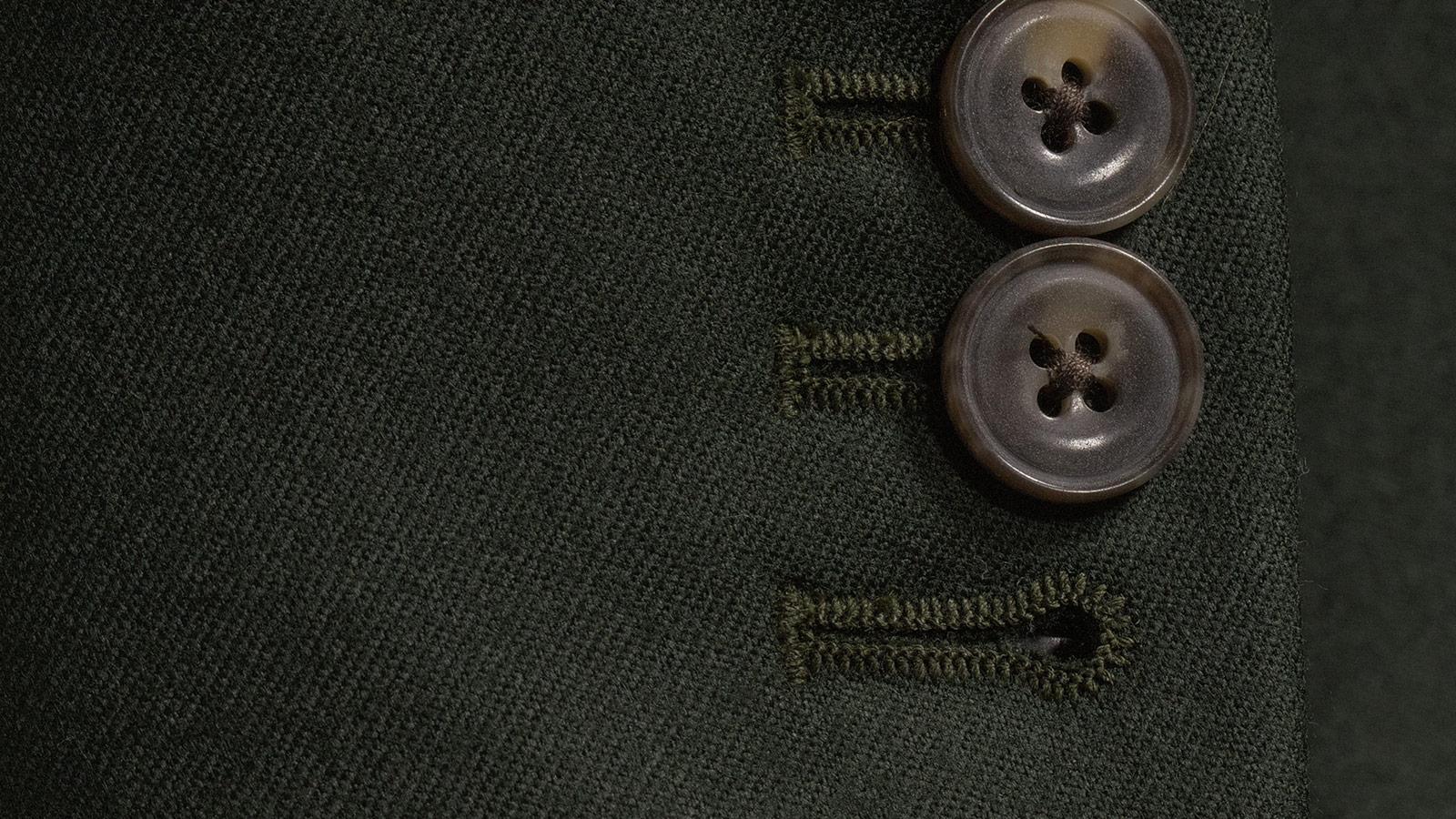 Forest Green Flannel Suit - slider image 1