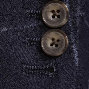 Dark Navy Windowpane Flannel Suit - thumbnail image 2