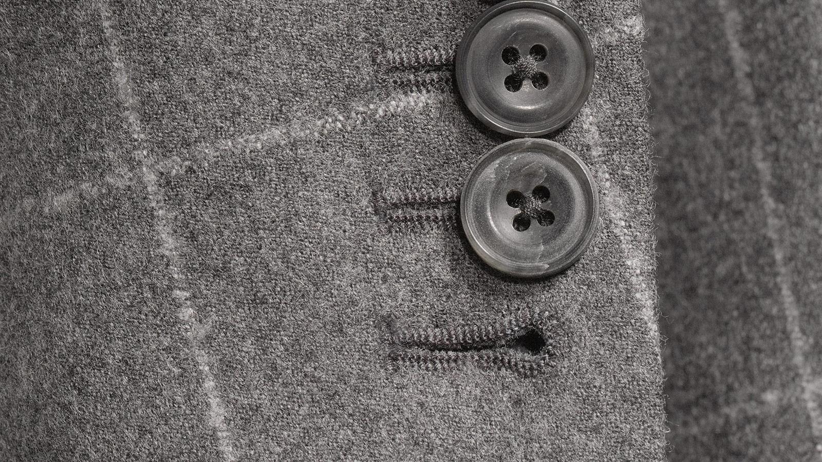 Grey Windowpane Flannel Suit - slider image 2