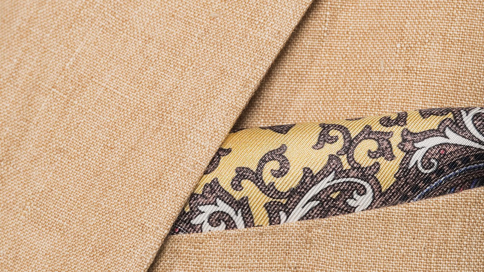 Sand Beige Linen Suit - slider image 1