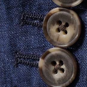 Navy Linen Suit - thumbnail image 2