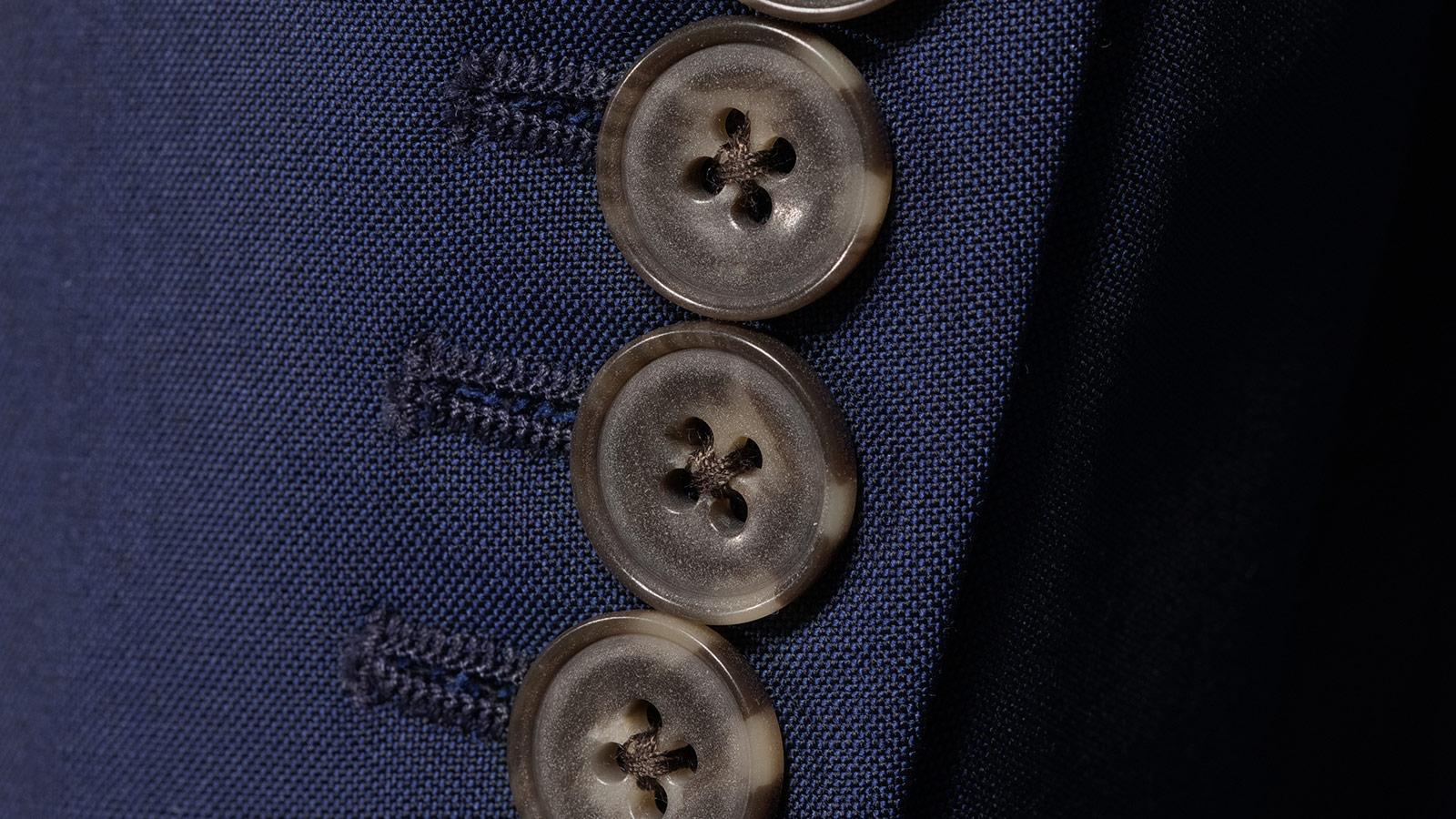 Navy Wool & Mohair Suit - slider image 2