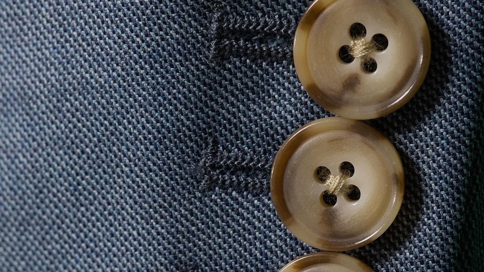 Steel Blue Sharkskin Suit - slider image 1