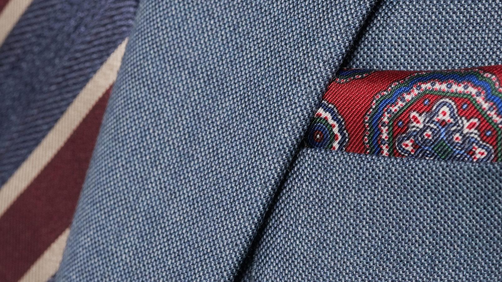 Steel Blue Sharkskin Suit - slider image 2