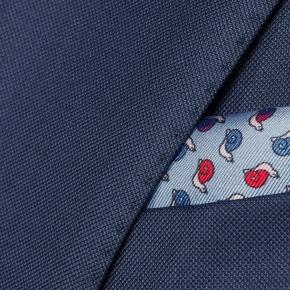 Dark Blue Sharkskin Suit - thumbnail image 1