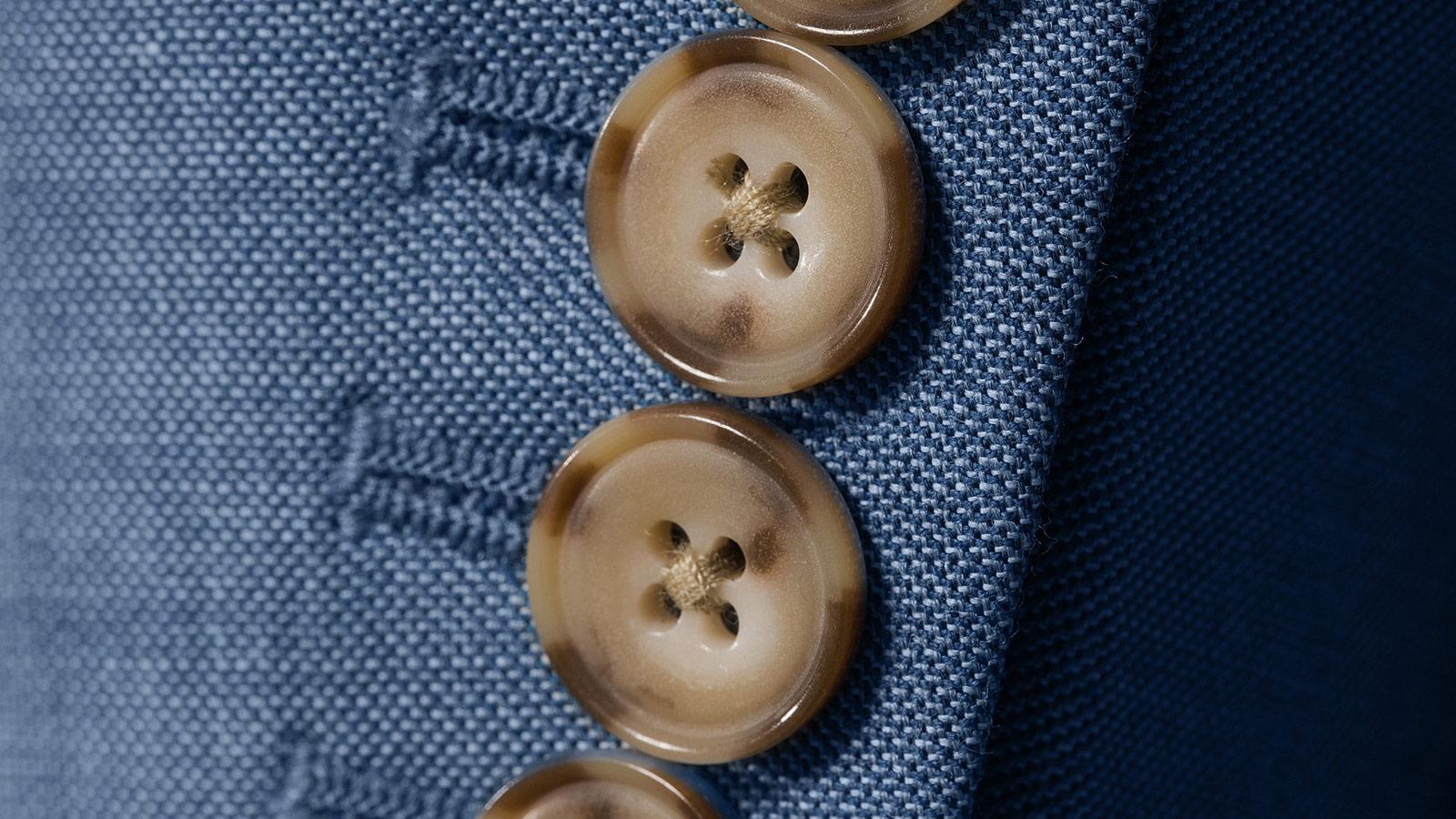 Sky Blue Pick & Pick Natural Bi-Stretch Suit - slider image 2