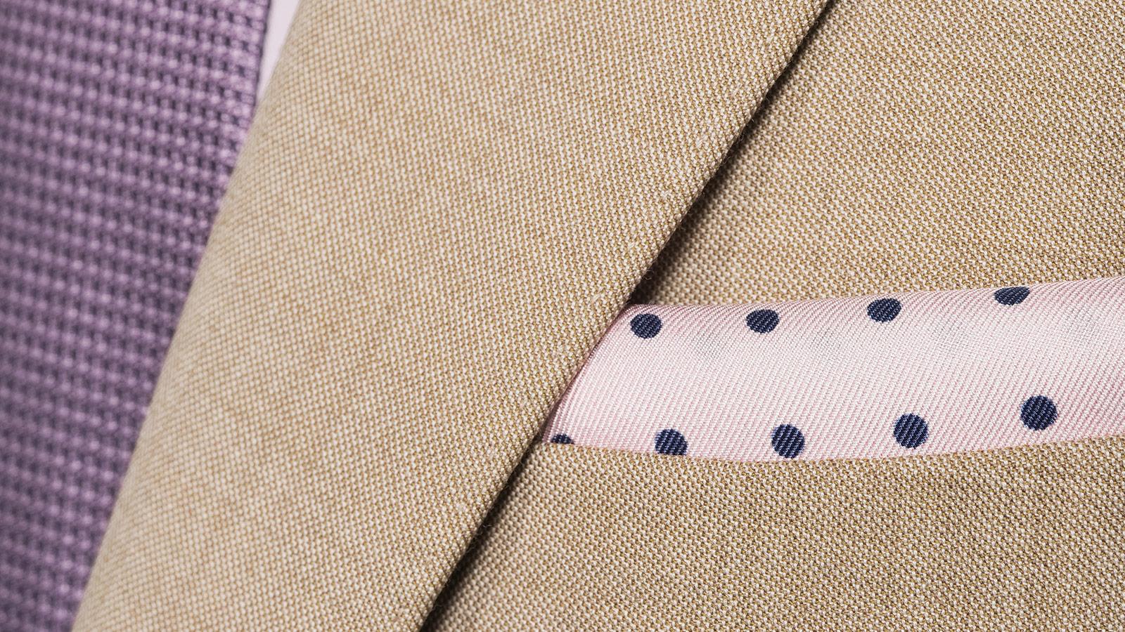 Beige Pick & Pick Natural Bi-Stretch Suit - slider image 1