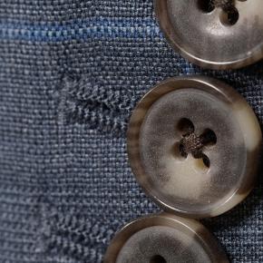 Steel Blue Plaid with Blue Overcheck Suit - thumbnail image 2