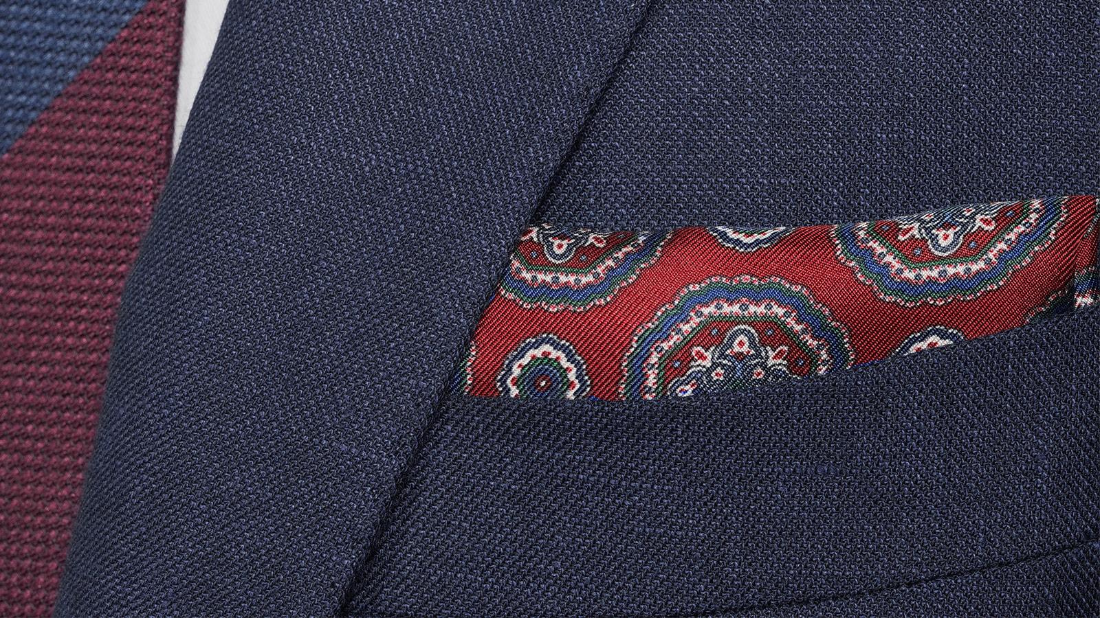 Navy Wool & Linen Suit - slider image 1
