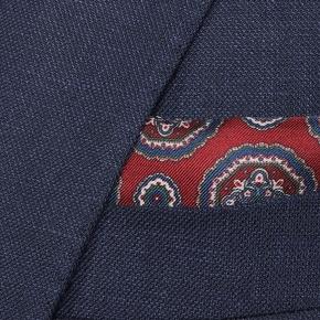 Navy Wool & Linen Suit - thumbnail image 1