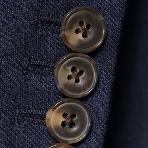 Navy Wool & Linen Suit - thumbnail image 2