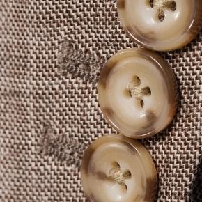 Natural Brown Wool & Linen Suit - thumbnail image 2